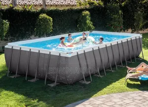 5.5m Intex Ultra XTR Rectangular Frame Pool Set