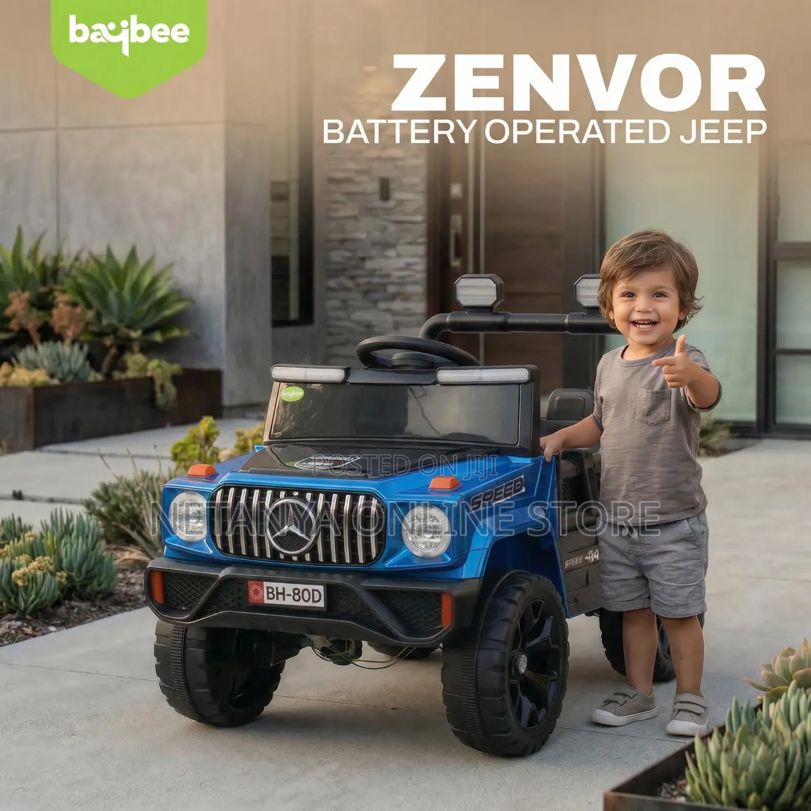 Battery Operated Kids Jeep Car