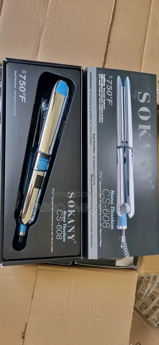 750° Heat Sokany Professional Hair Straightener