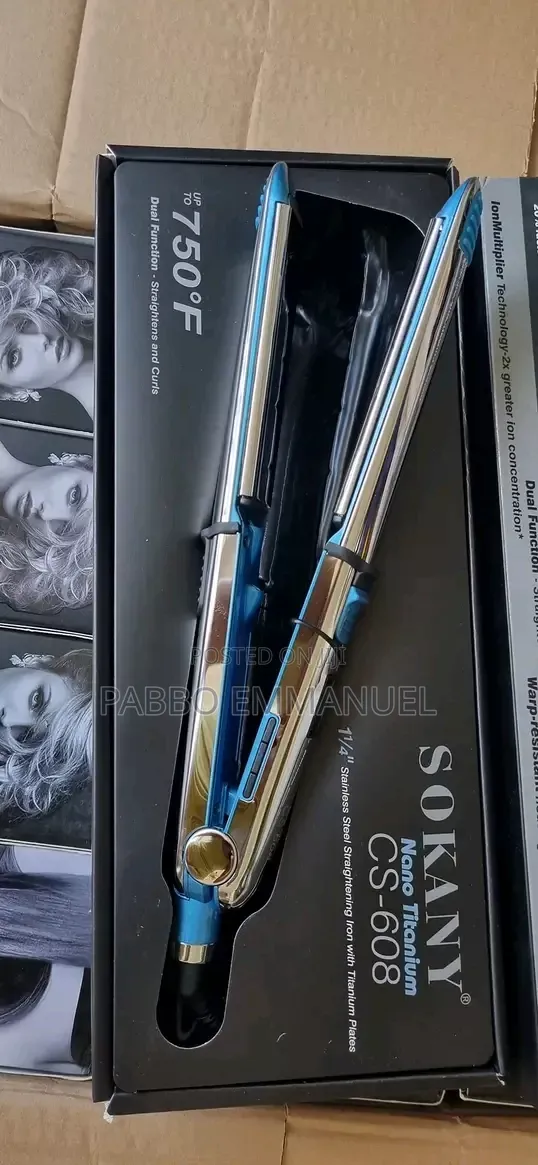 750° Heat Sokany Professional Hair Straightener