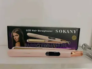LCD Display Sokany Hair Straigtener