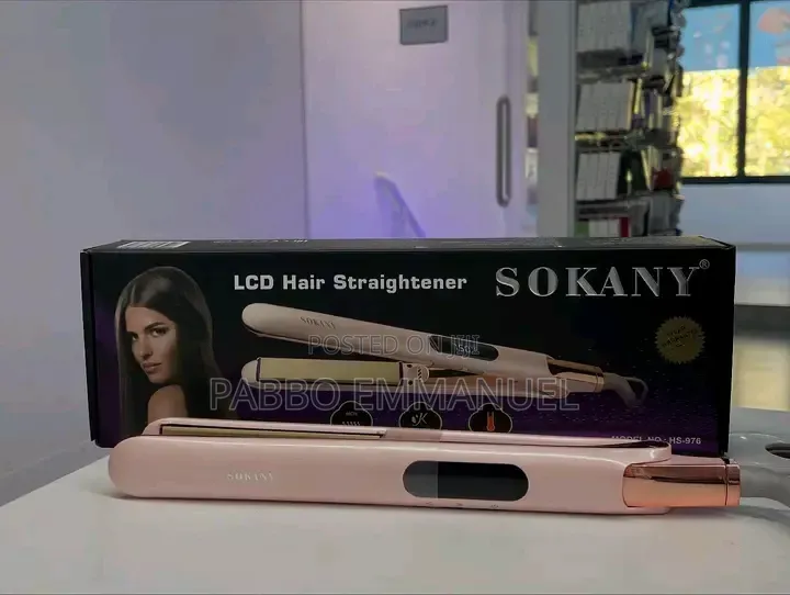 LCD Display Sokany Hair Straigtener