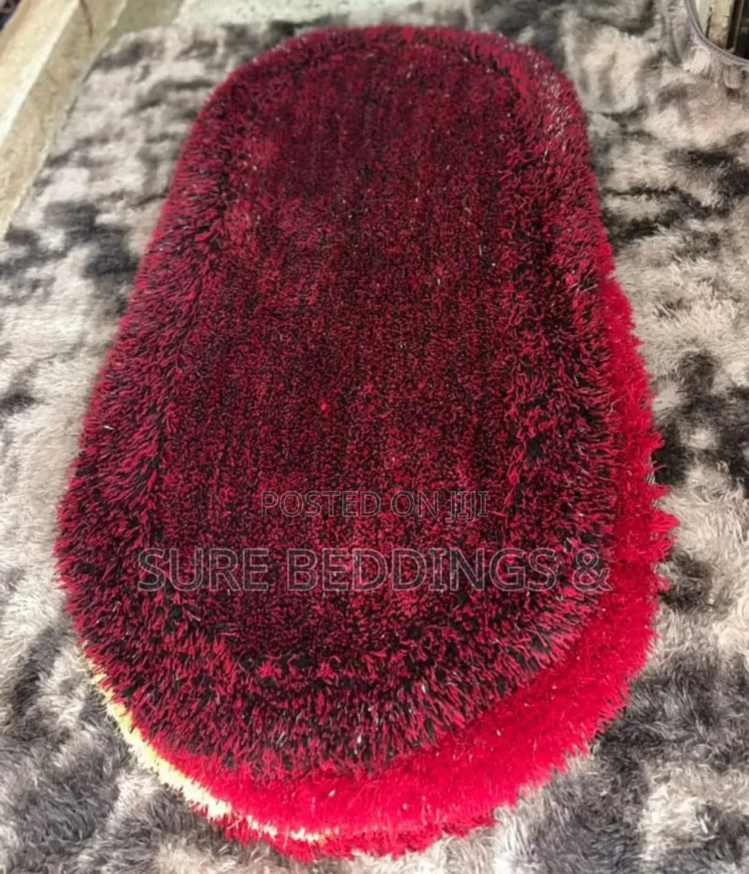 Golden Oval Bedside Rug