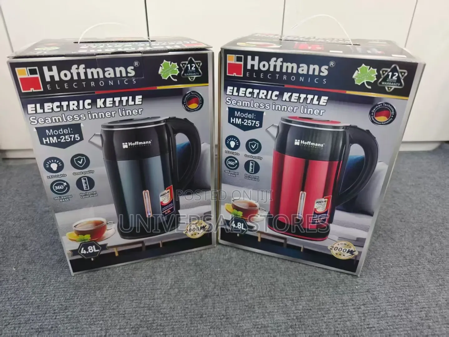 2.51 Hoffmans Electric Kettles