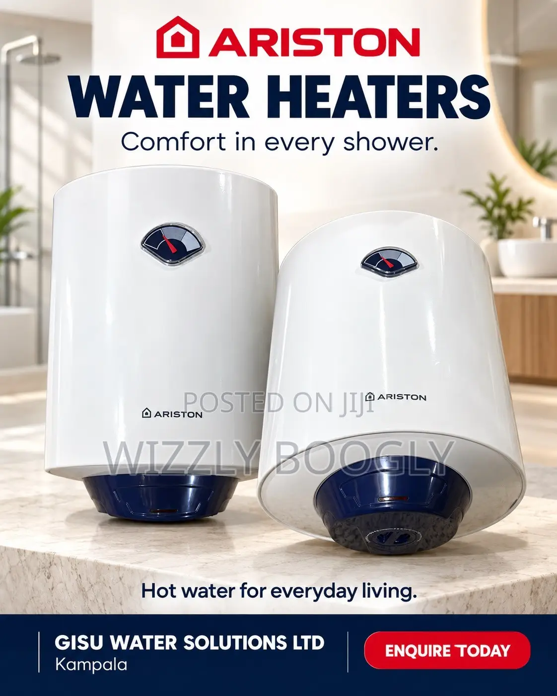 Original Ariston Water Heaters 50 Liters
