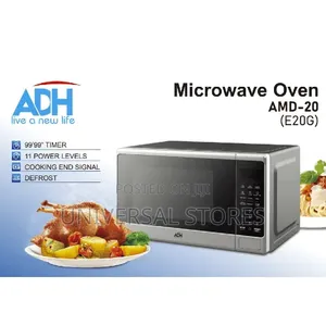 Adh 20 Litres Digital Microwave Oven - Black/Silver