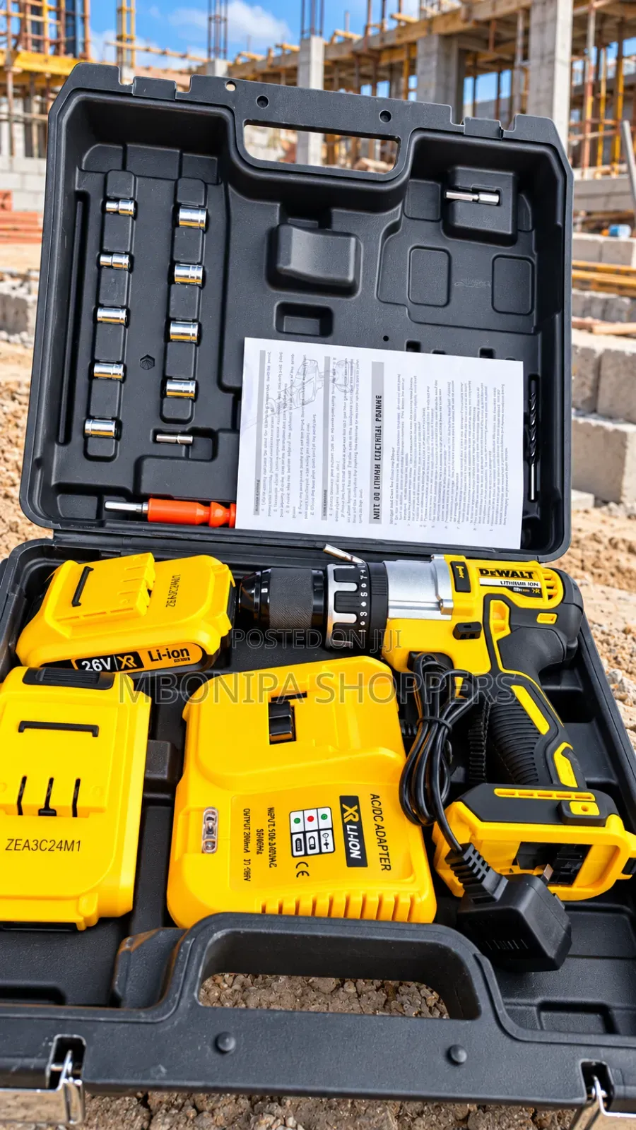 Dewalt Cordless Drill 36 Volt Heavy Duty for Construction Use