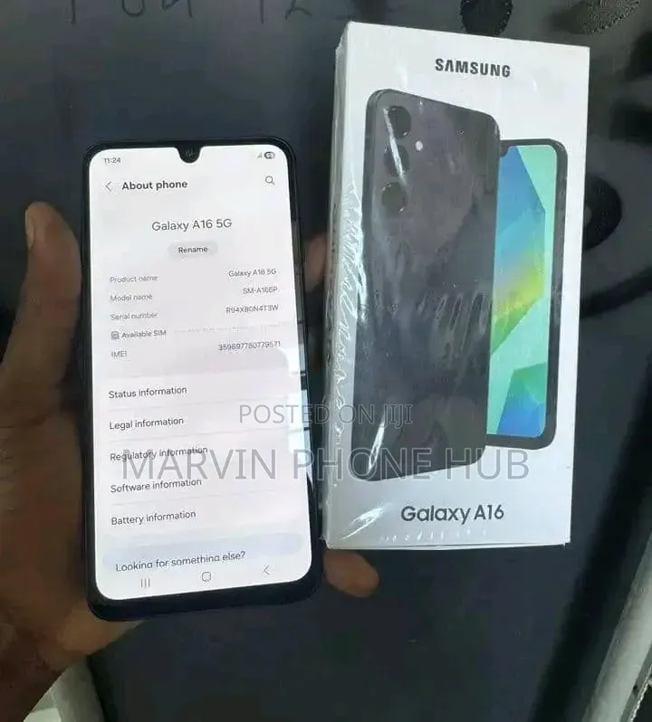 New Samsung Galaxy A16 5G 256 GB Black