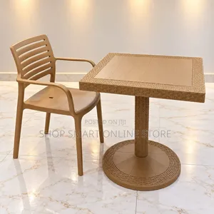 Modern Dining Plastic Table and Chair