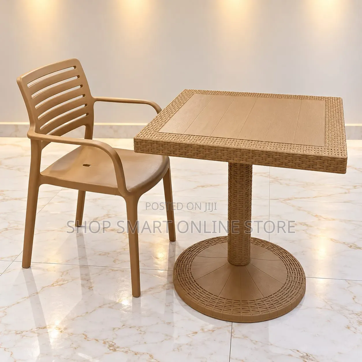 Modern Dining Plastic Table and Chair