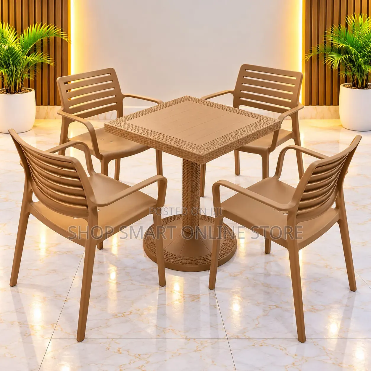 Outdoor Dining Plastic Table and Chairs Plastic Table and Chairs