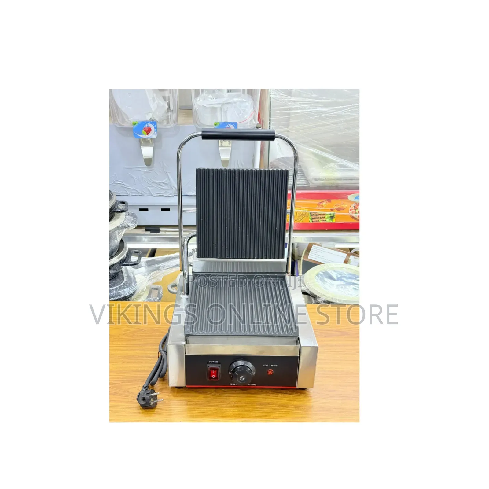 Contact Grill Double Commercial Electric Contact Grill and Panini