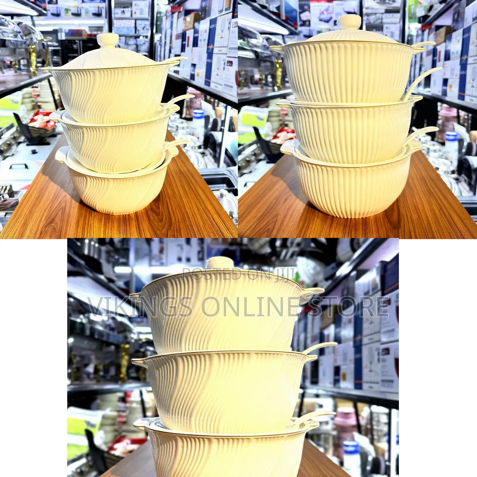 3-Piece Ceramic Serving Dish Set