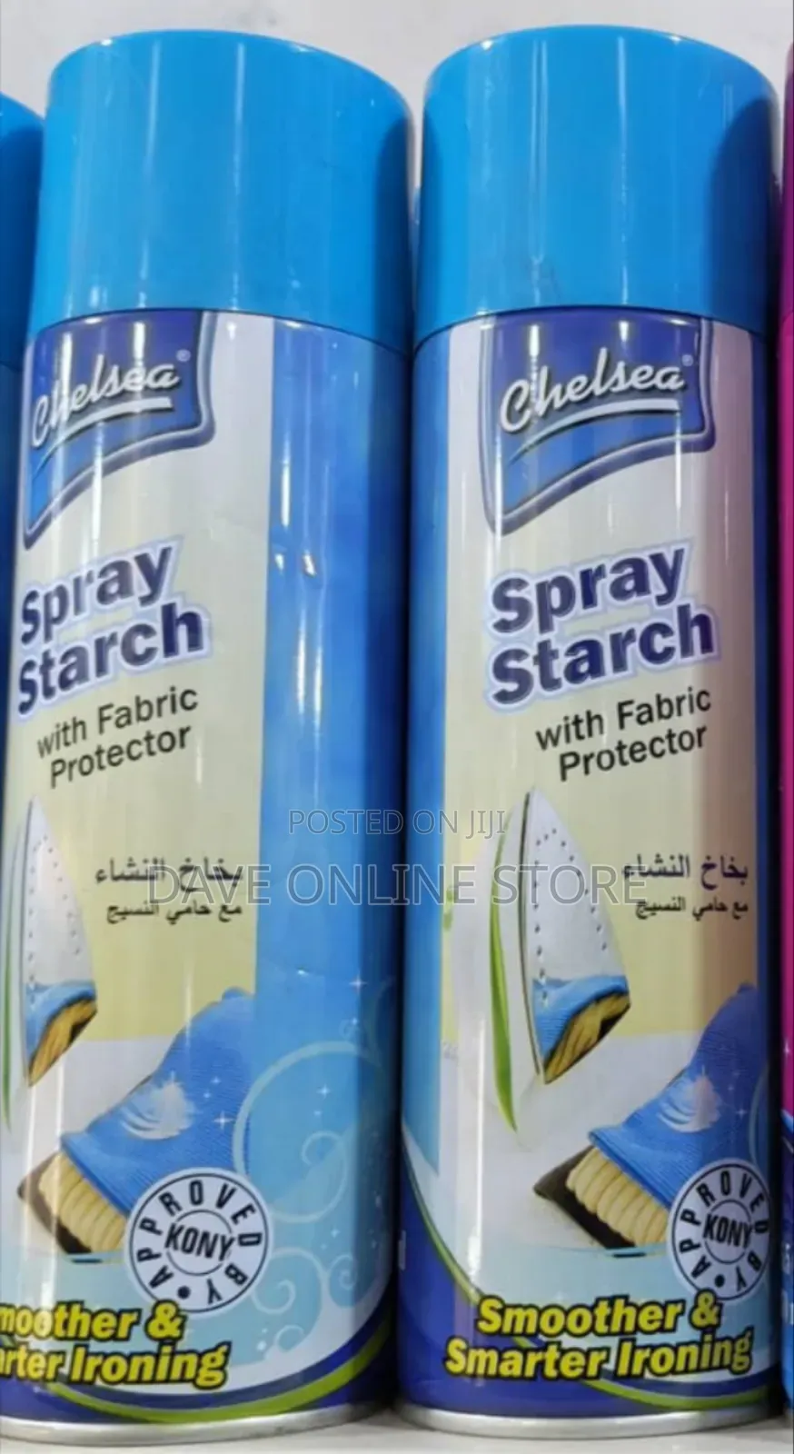 470ml Can of Chelsea Spray Starch With Fabric Protector