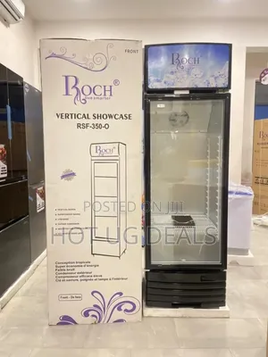 Roch 350L Beverage Cooler Chiller Showcase Freezer/Refrigerator- Black