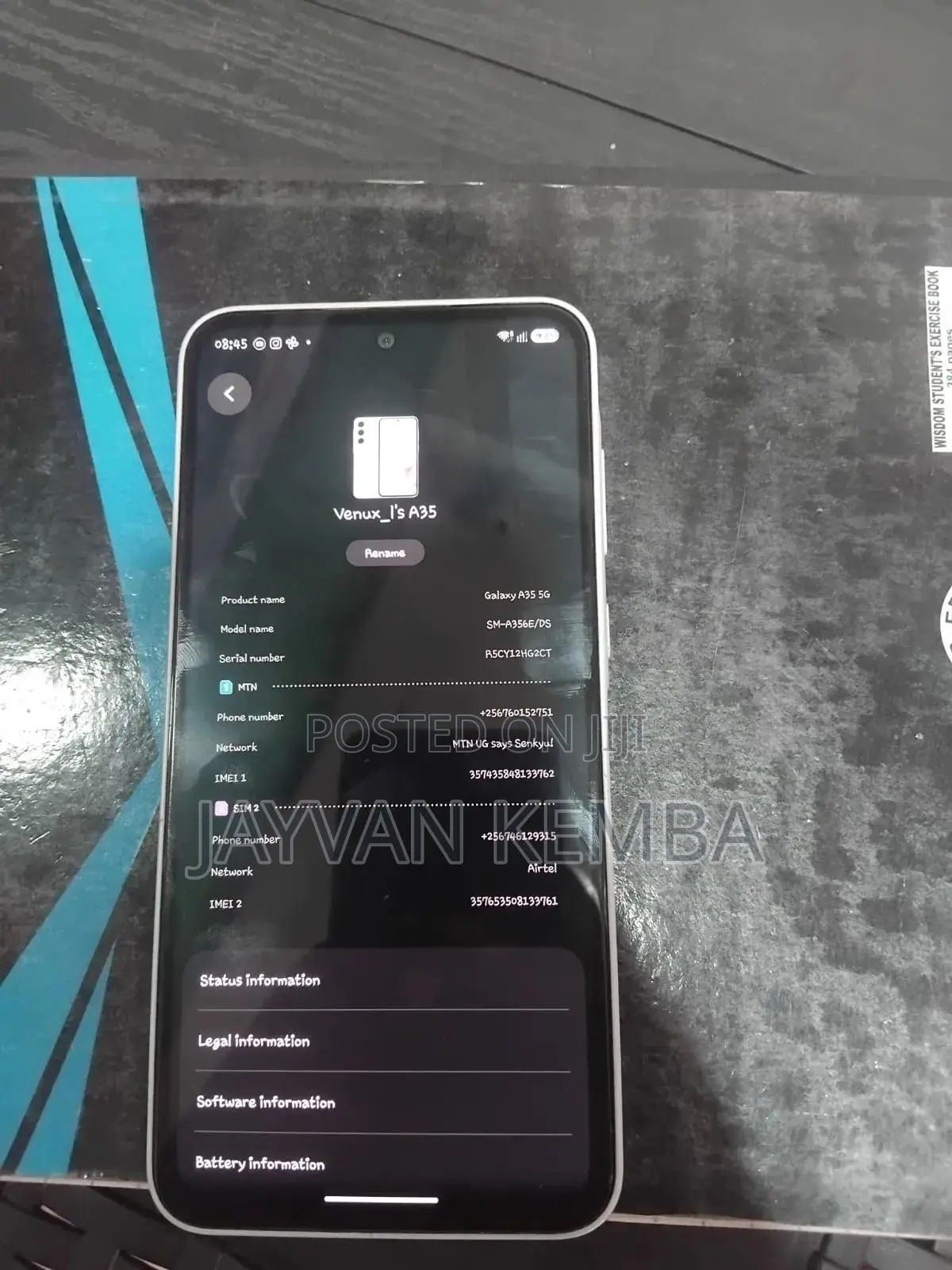 Samsung Galaxy A35 256 GB White
