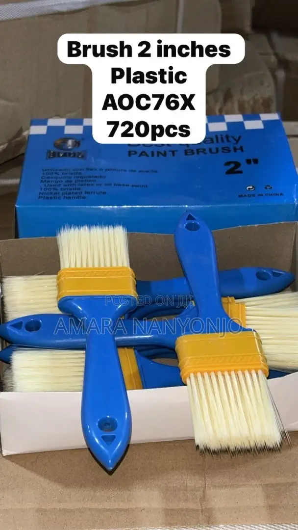 Wooden and Plastic Brushes 4 “All Sizes