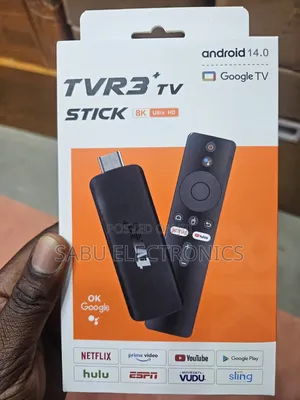 TVR3+ Android TV Stick 2GB RAM 8GB Storage With Voice Remote