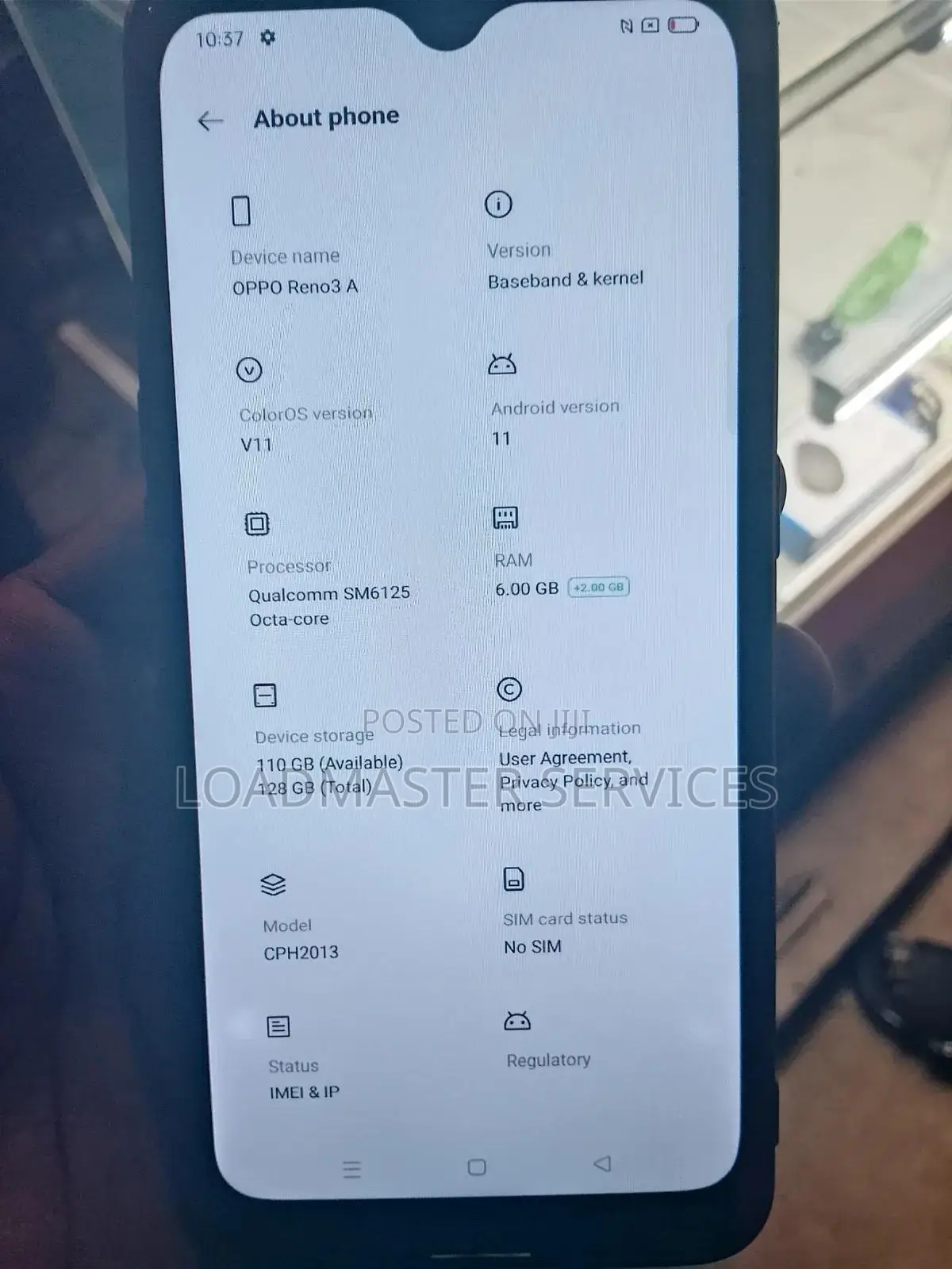Oppo Reno 128 GB Black