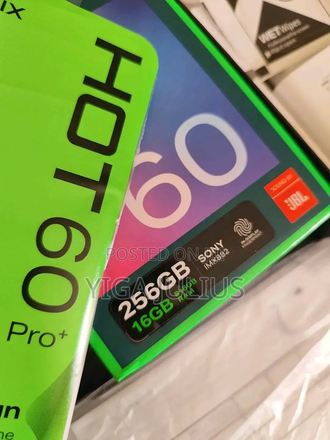 New Infinix Hot 60 Pro+ 256 GB Gray