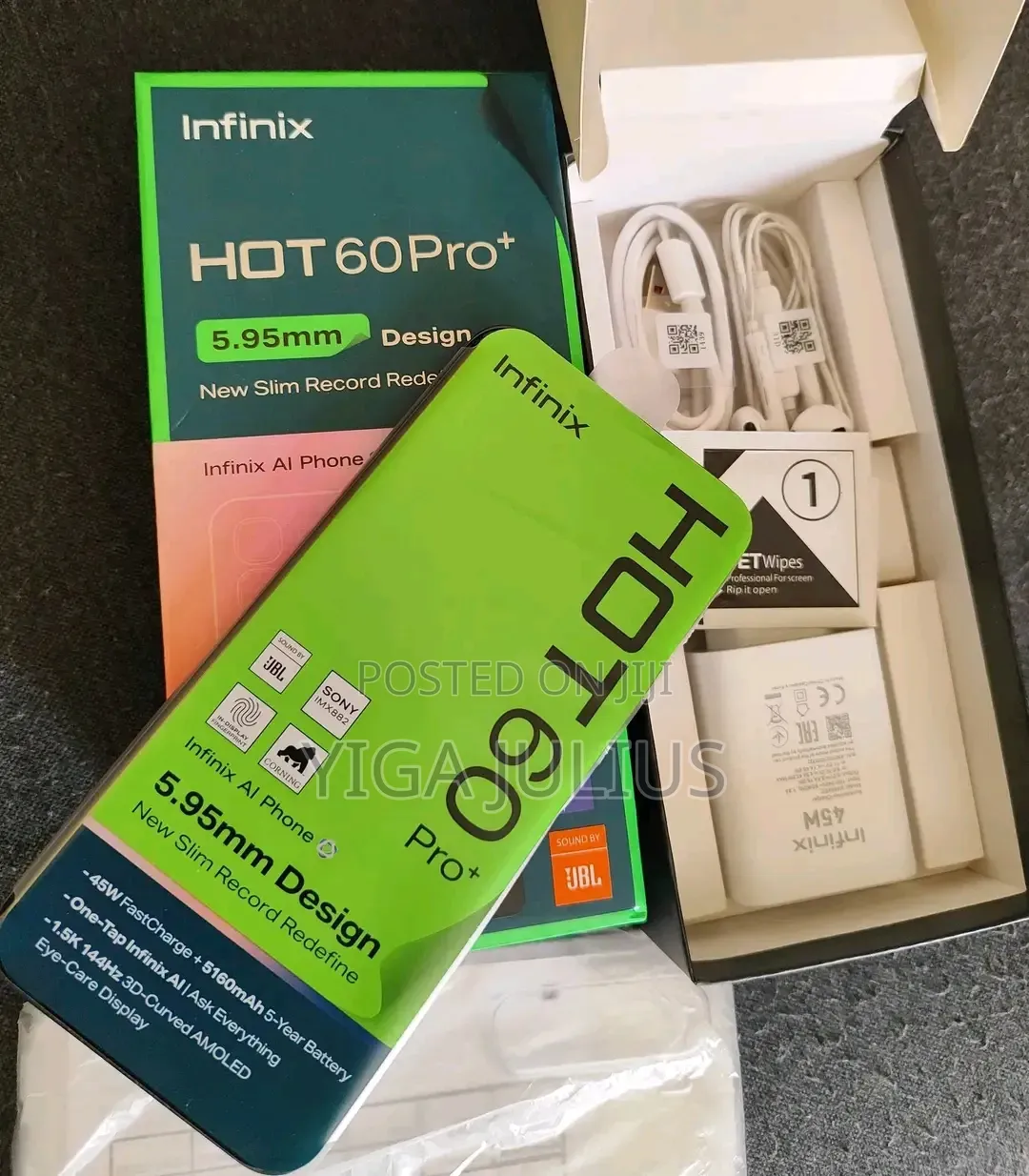 New Infinix Hot 60 Pro+ 256 GB Gray