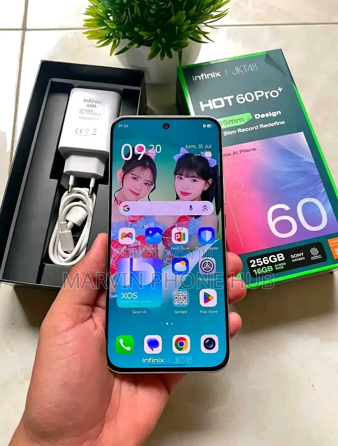 New Infinix Hot 60 Pro+ 256 GB Black