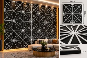 3d Geometric Wall Panels