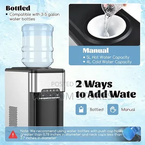 Water Cooler Dispenser With Ice Maker 3 in 1