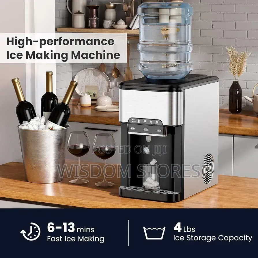 Water Cooler Dispenser With Ice Maker 3 in 1