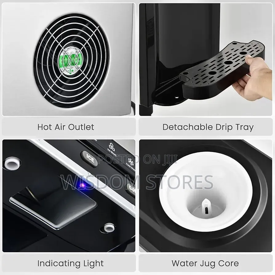 Water Cooler Dispenser With Ice Maker 3 in 1