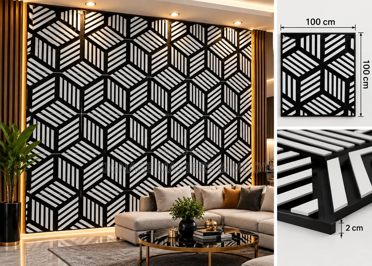 3d Cube Wall Panels