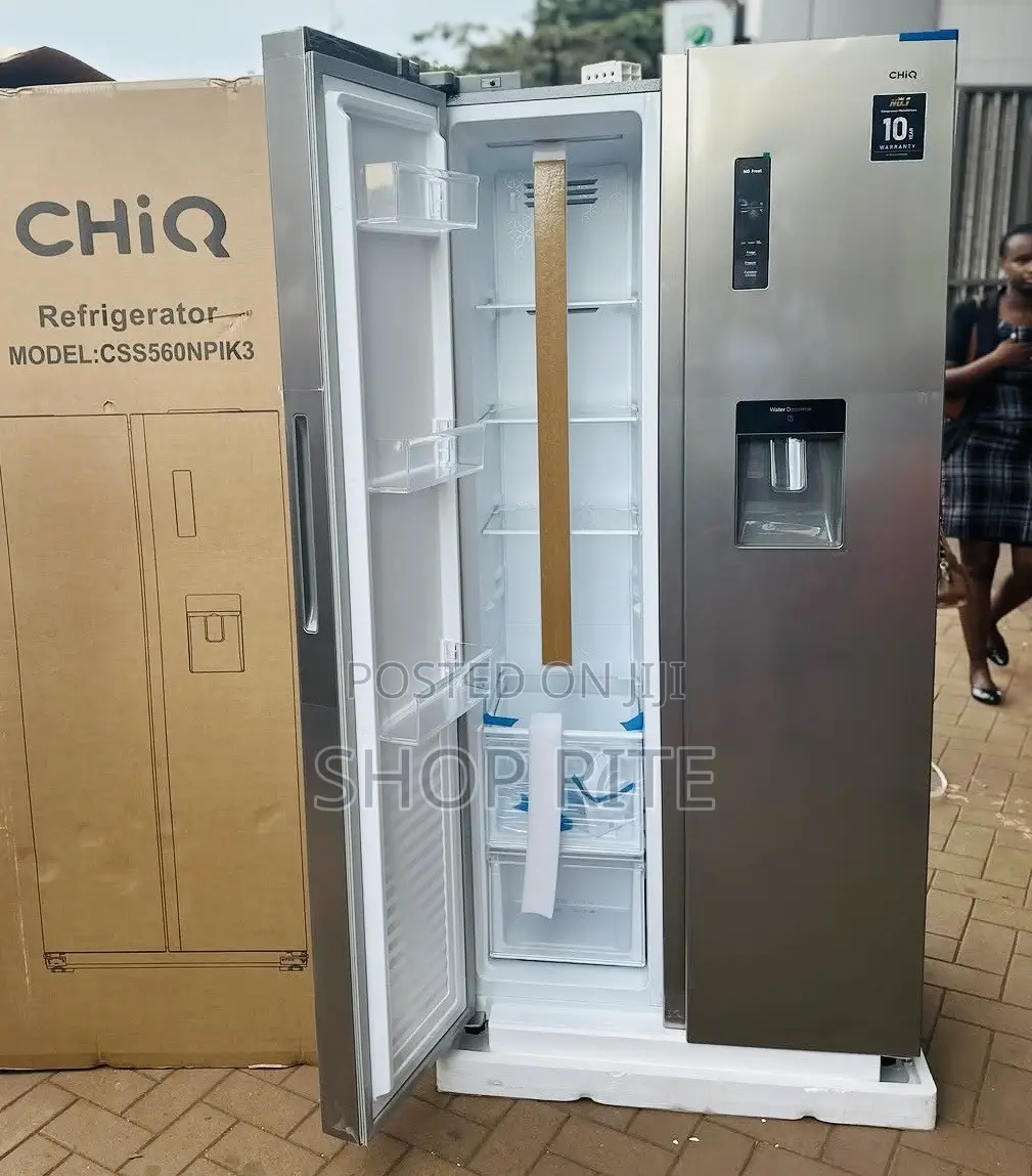 Chiq 560L Side by Side With Dispenser Refrigerators