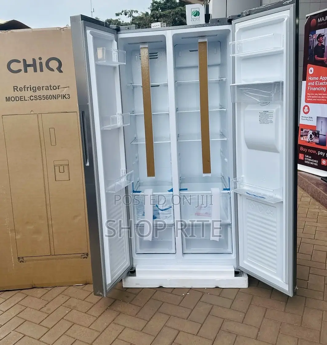 Chiq 560L Side by Side With Dispenser Refrigerators