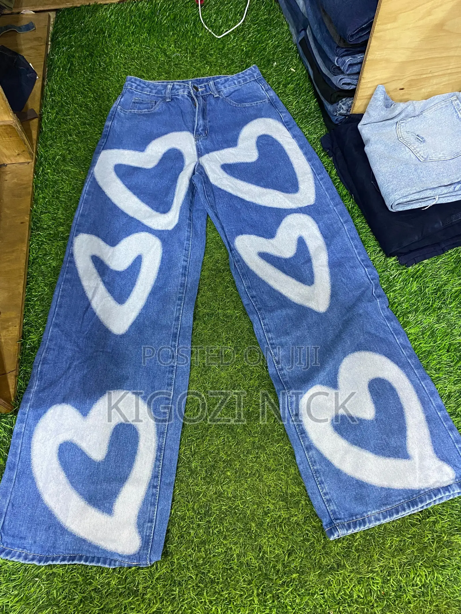 Ladies Wide Leg Baggy Jeans Size 28-36 Park View Kampala