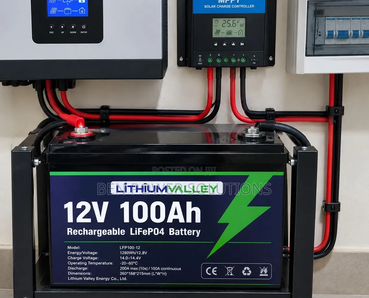 12V 100Ah Lithium Valley Battery
