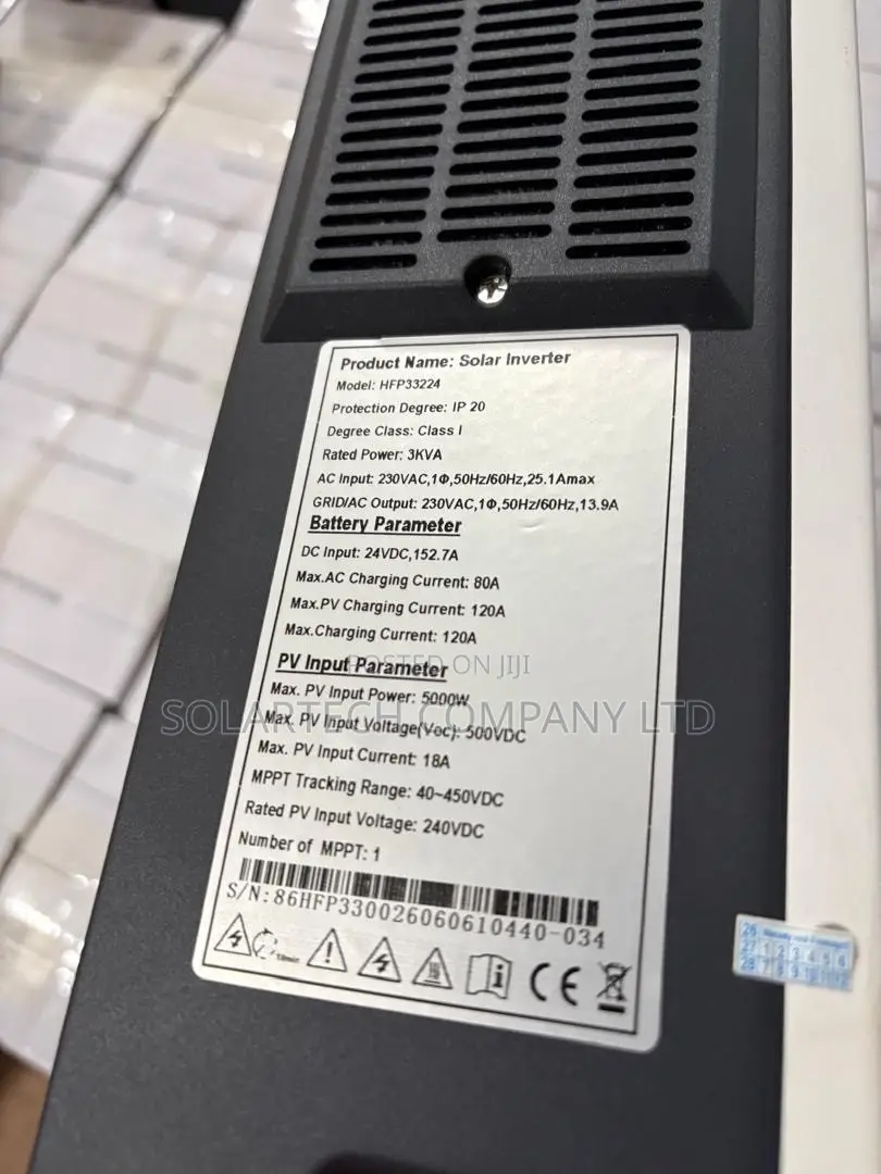 AllGrand 3kVA 24V Solar Inverter 5000W PV Input