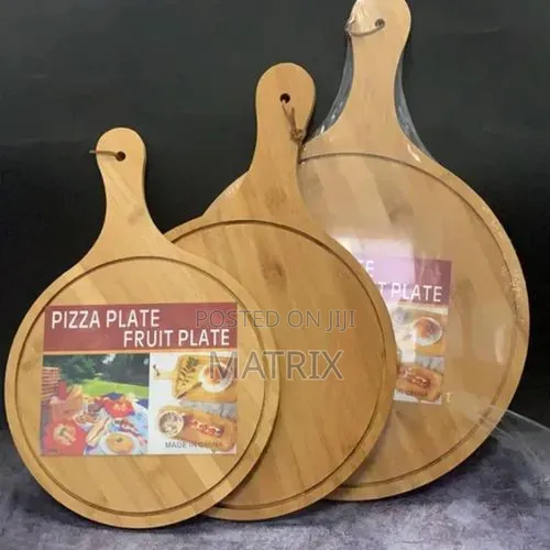 Bamboo Pizza Plates/Serving Boards
