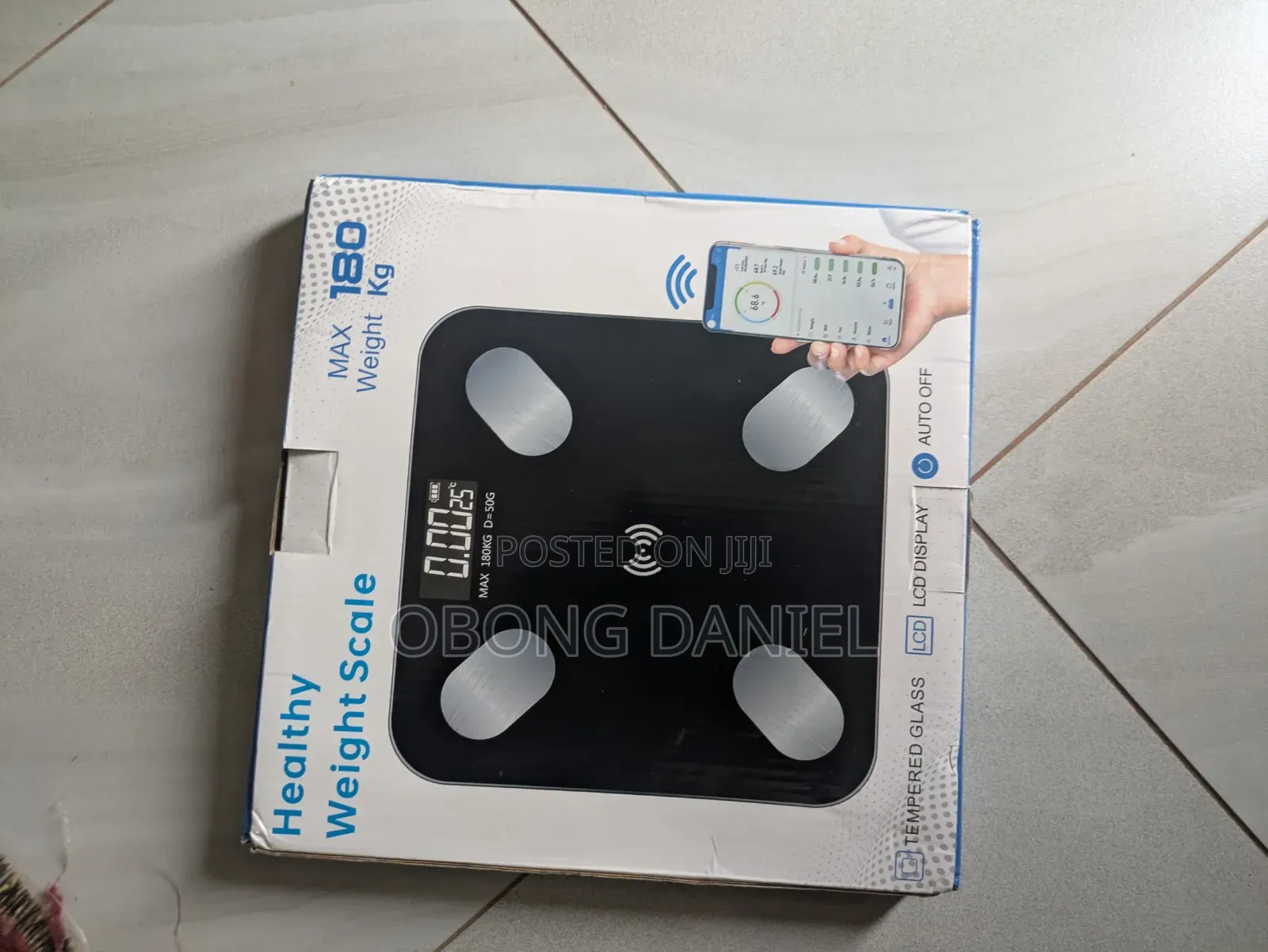 Digital Bathroom Weighing Scale 180kg