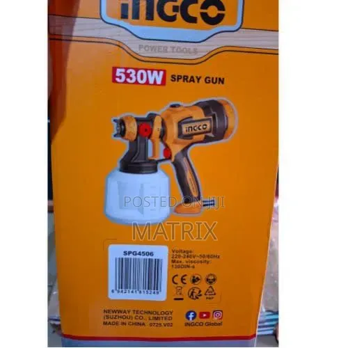 INGCO Electric Spray Gun 530W With 1000ml Tank