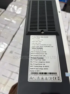 AllGrand 3kVA Solar Inverter 18A PV Input 1 MPPT 50/60Hz
