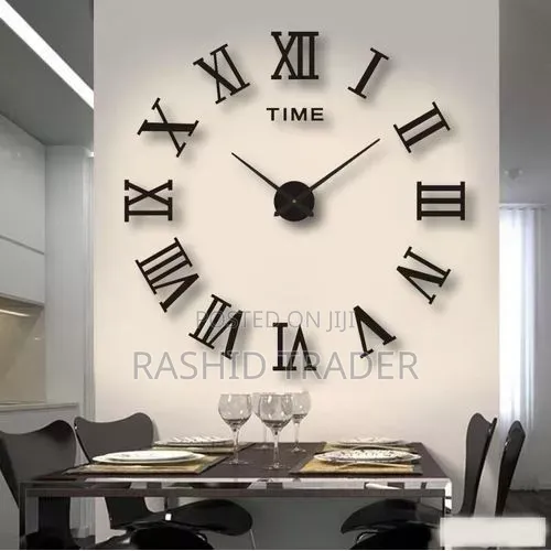 3d Diy Clock Wall Clocks, Roman Numerals