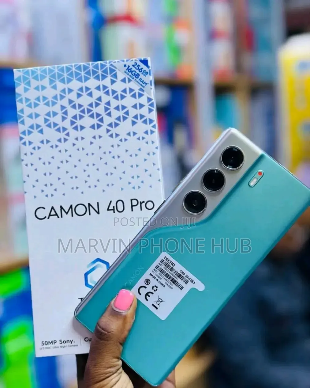 New Tecno Camon 40 Pro 4G 256 GB Blue