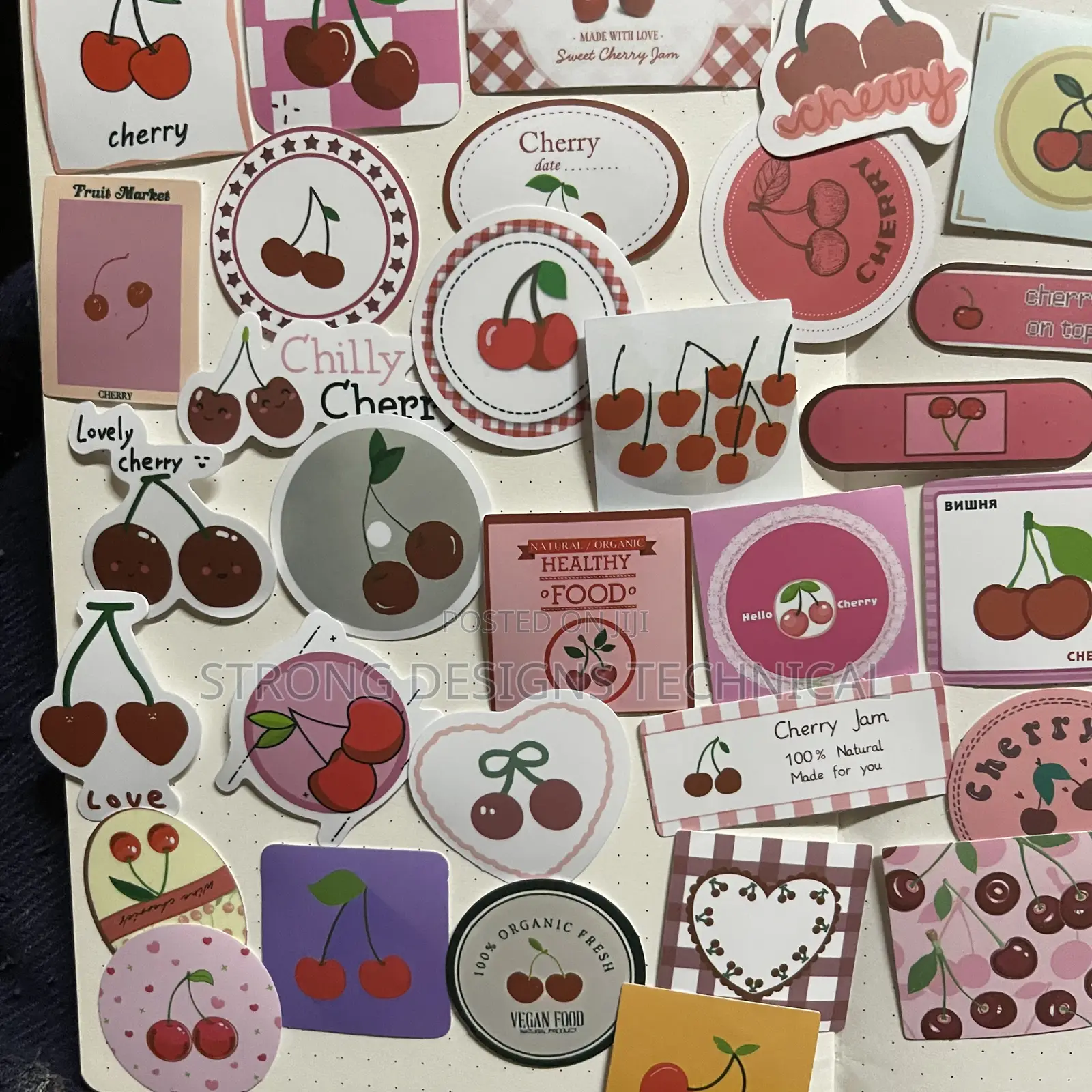 Cherry Core Aesthetic Laptop Stickers