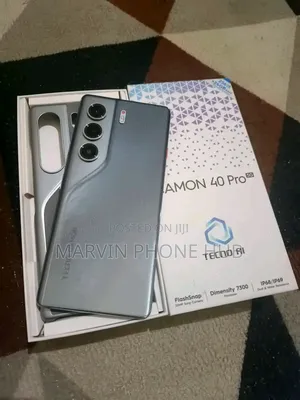 New Tecno Camon 40 Pro 4G 256 GB Black
