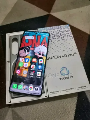 New Tecno Camon 40 Pro 4G 256 GB Black