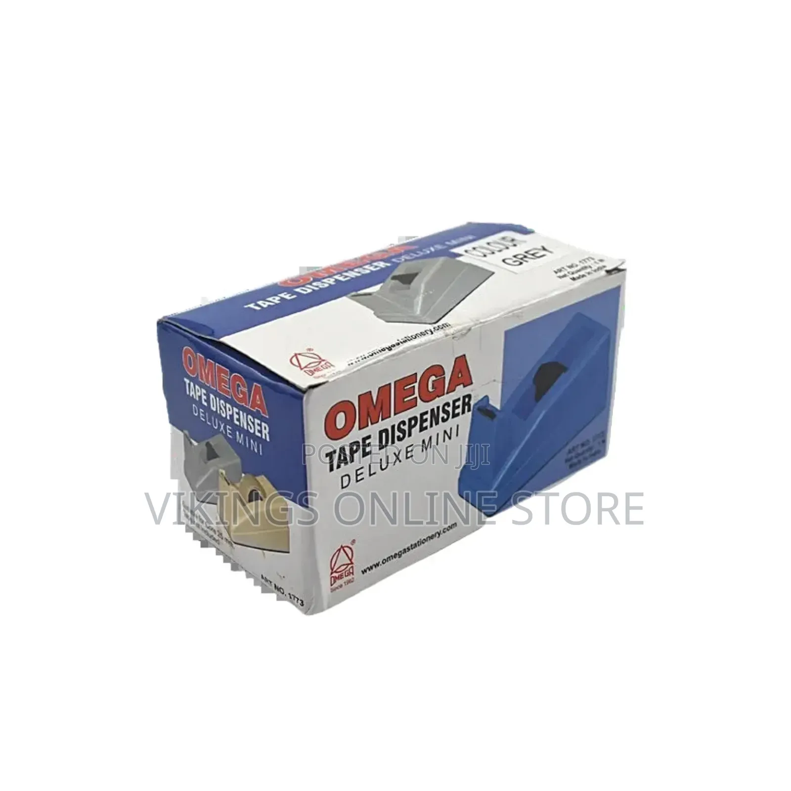 Omega Tape Dispenser Deluxe Mini (Art No. 1773) in Its Packaging Box
