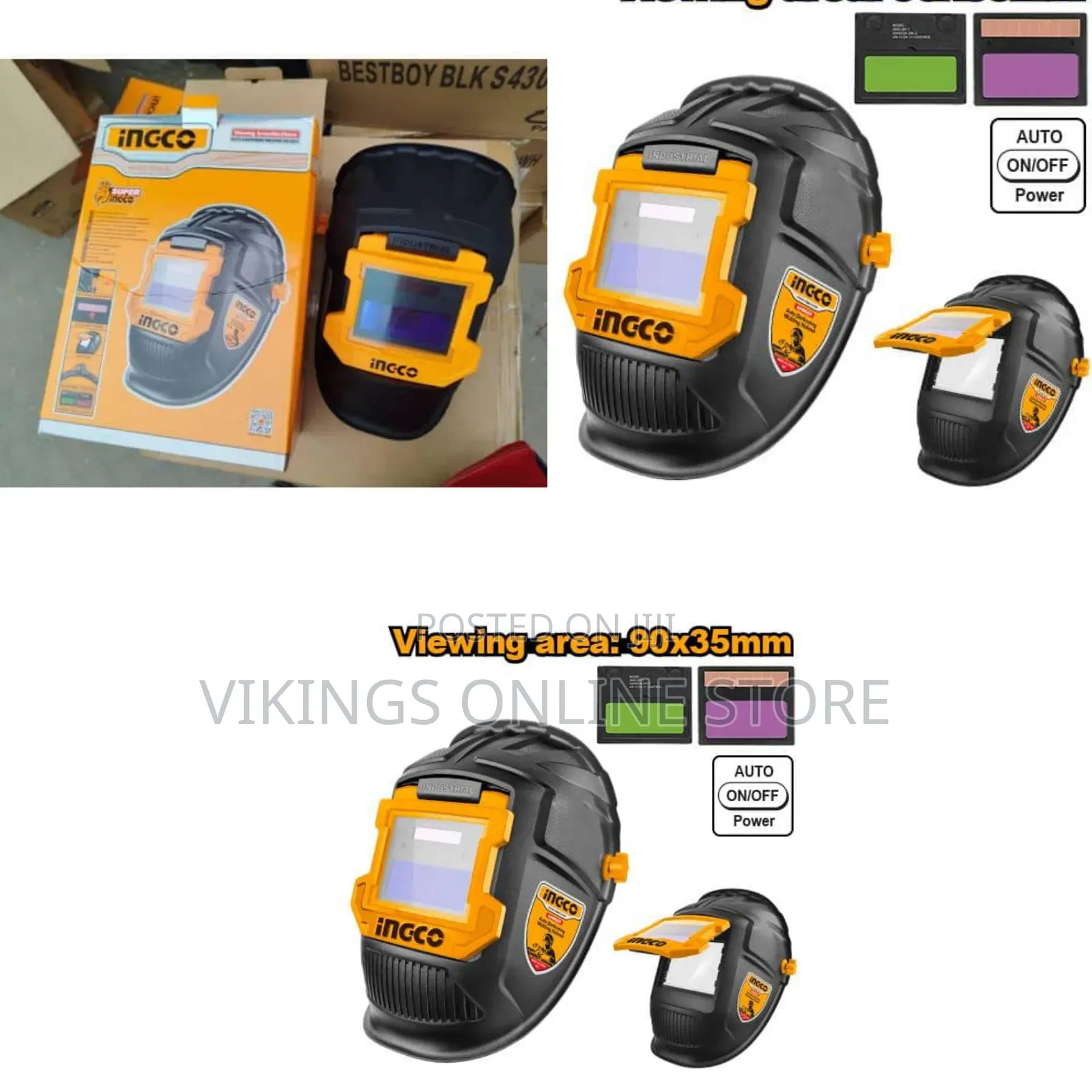Ingco Auto Darkening Welding Helmet