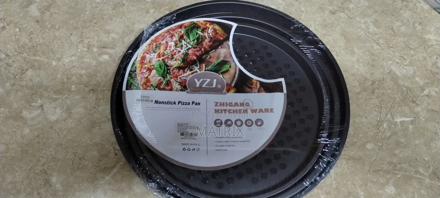 Pizza Pan Non-Stick 3PC Set 26,30,32cm