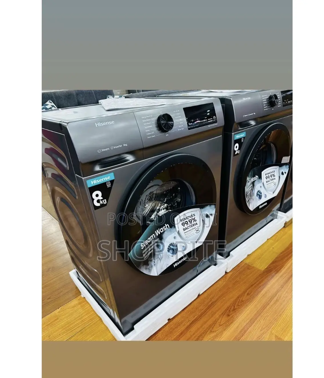 Hisense 8kgs Front Loader Washing Machine's