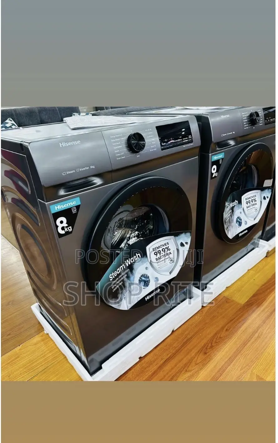 Hisense 8kgs Front Loader Washing Machine's
